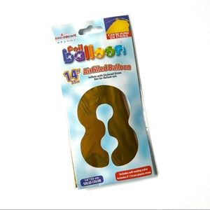 Gold Foil 8 Blow Up Balloon Kaleidoscope Brands 14 Inch Airfilled Balloon